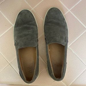 Frye slip on shoes.